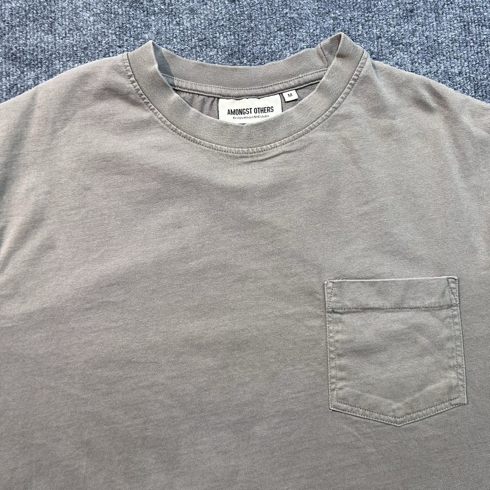 Amongst Others Men's Medium Brown Oversized Boxy T-Shirt NYC